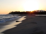 Sunrise, beach at Debulla.